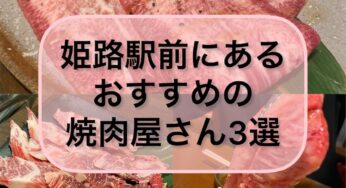 姫路焼肉 姫路駅前にあるおすすめの焼肉屋さん３選【姫しばグルメ】