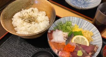 大阪北浜『海鮮居酒屋いっぷく』日替わりランチと海鮮丼・ローストビーフ丼をいただきました。【姫しばグルメ・ランチ】