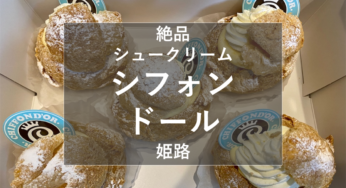 姫路『シフォンドール』のおすすめシュークリームが大好きです！【姫しばスイーツ】